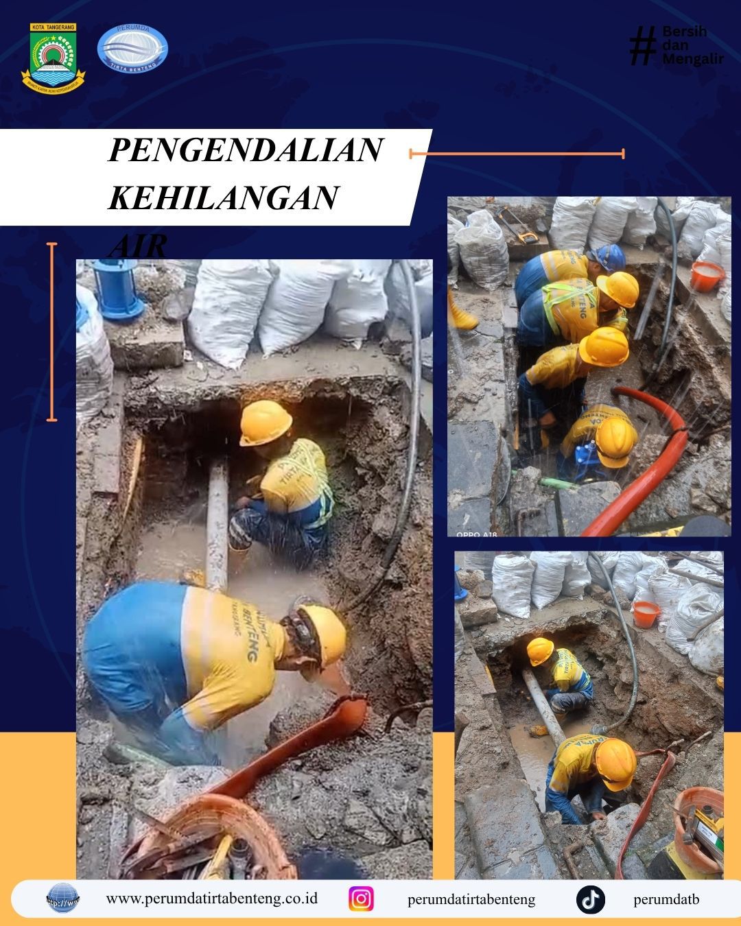 Program Pengendalian Kehilangan Air – Perumda Tirta Benteng